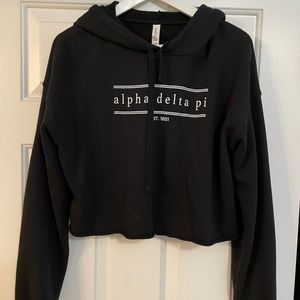 Alpha Delta Pi (ADPi) Cropped Hoodie